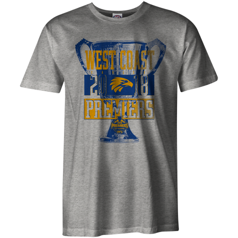 West Coast Eagles Mens 2018 Premiers Tee