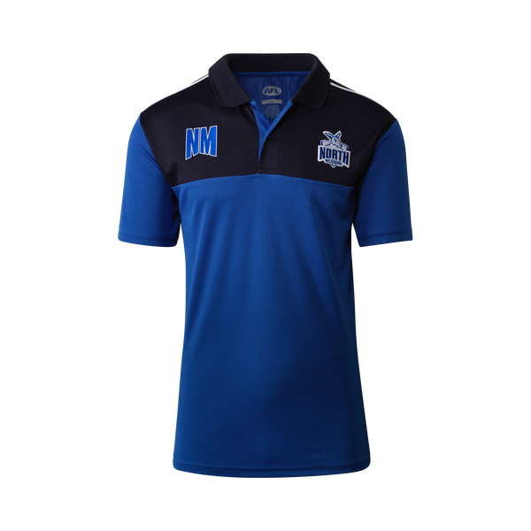 North Melbourne Kangaroos Mens Premium Polo T-Shirt