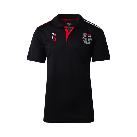 St Kilda Saints Mens Premium Polo T-Shirt