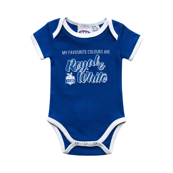 North Melbourne Kangaroos  Babies Infants Romper Onesie