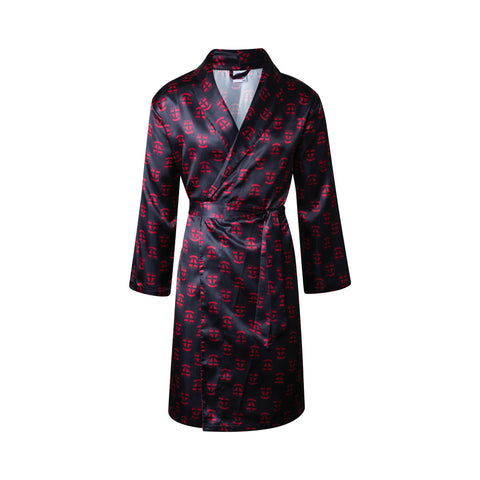 St Kilda Saints Adults Satin Robe Gown Sleepwear