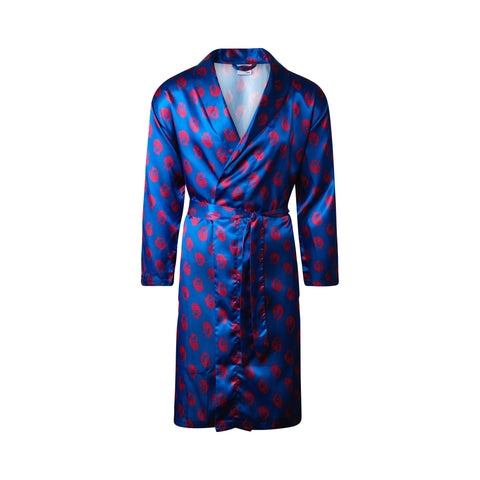 Western Bulldogs Adults Satin Robe Gown Sleepwear