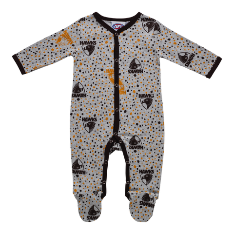 Hawthorn Hawks Babies Infants Coverall Romper Onesie