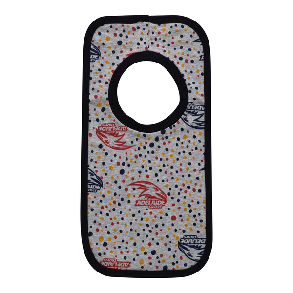 Adelaide Crows Babies Infants 2 Pack Bib Set