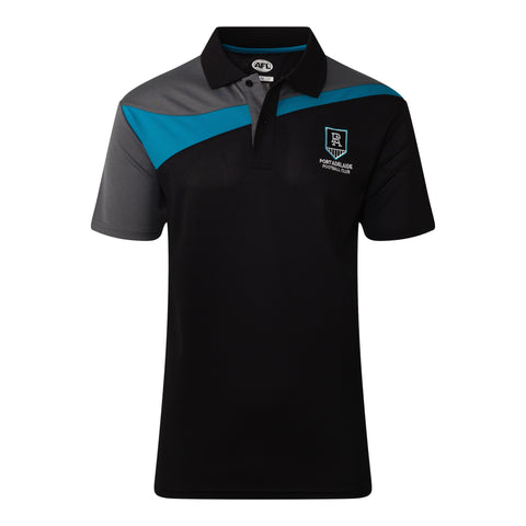 Port Adelaide Power Mens Premium Polo T-Shirt