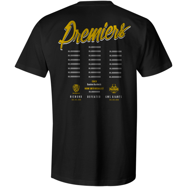 Richmond Tigers Mens 2019 Premiers P2 Tee