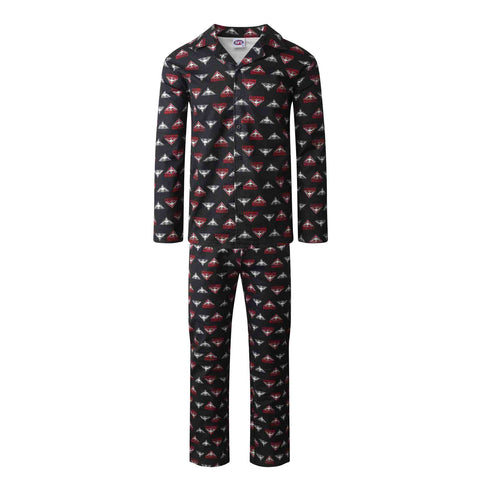 Essendon Bombers Mens Flannelette Pyjamas PJ Set