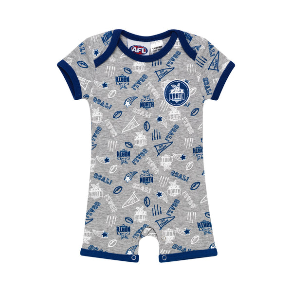 North Melbourne Kangaroos Babies Infants Coverall Romper Onesie