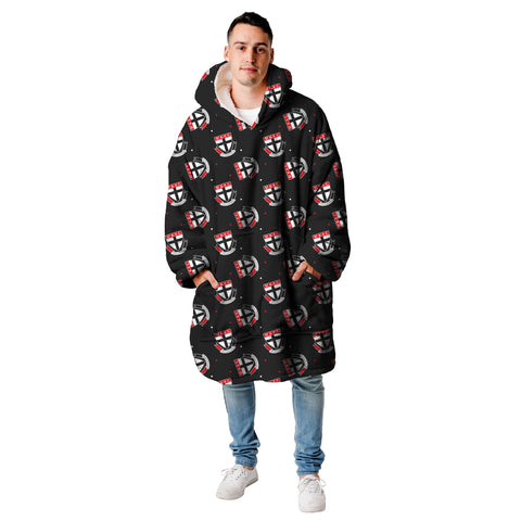 St Kilda Saints Flanket Over Sized Hoodie