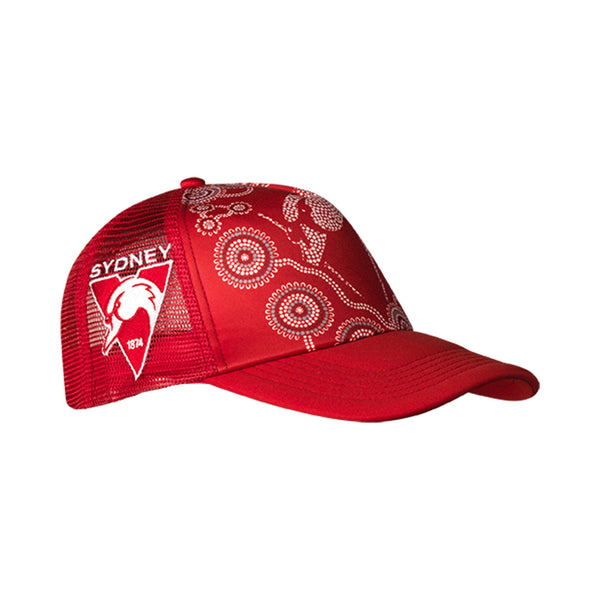 Sydney Swans Mens Adults Indigenous Trucker Cap