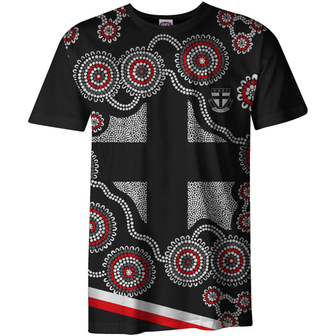 St Kilda Saints Kids Youth Indigenous Tee