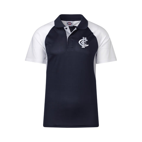 Carlton Blues AFL Footy Mens Premium Polo T-Shirt