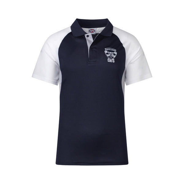 Geelong Cats AFL Footy Mens Premium Polo T-Shirt