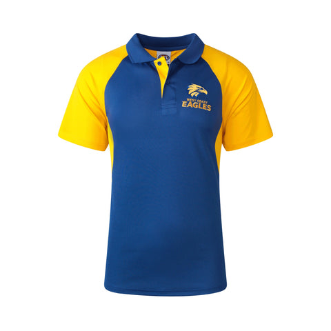 West Coast Eagles AFL Footy Mens Premium Polo T-Shirt