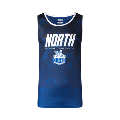 North Melbourne Kangaroos Mens Adults Polyester Premium Singlet