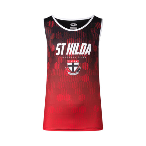 St Kilda Saints Mens Adults Polyester Premium Singlet