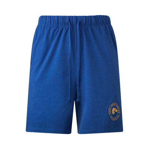 West Coast Eagles Mens Adults Logo Shorts