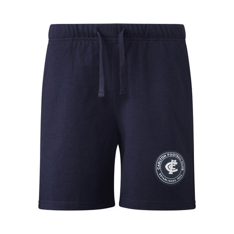 Carlton Blues Boys Youths Logo Shorts