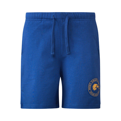 West Coast Eagles Boys Youths Logo Shorts