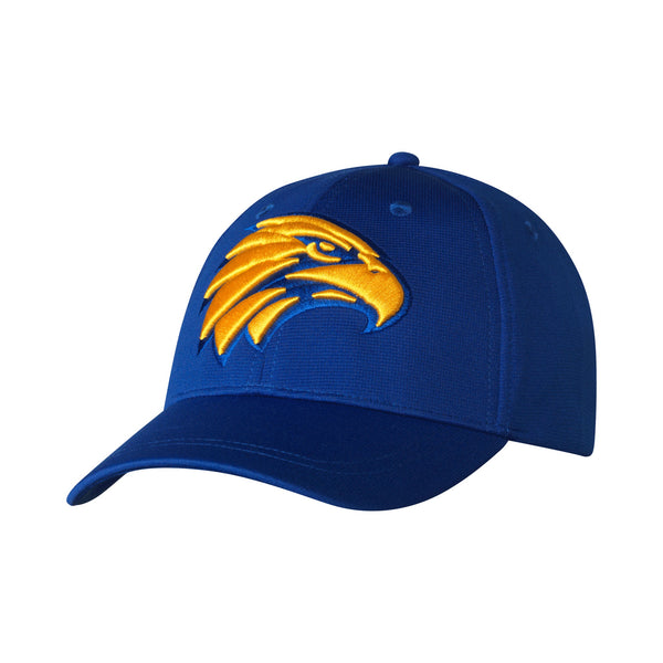 West Coast Eagles Mens Adults Colour Embroidered 3D Cap