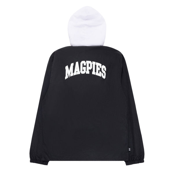 Collingwood Magpies Mens Adults Team Windbreaker Zip Jacket