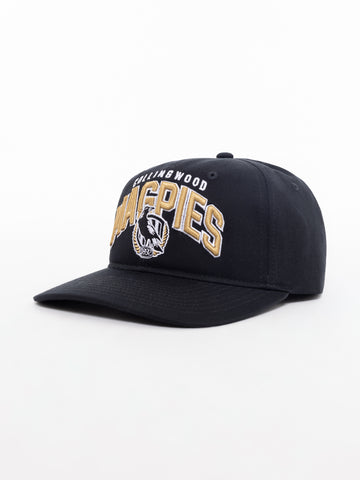 Collingwood Magpies Mens Adults Arch Wordmark Cap