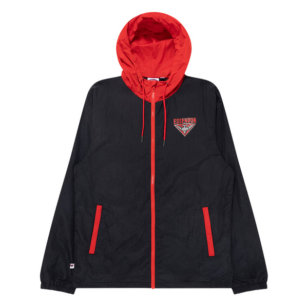 Essendon Bombers Mens Adults Team Windbreaker Zip Jacket