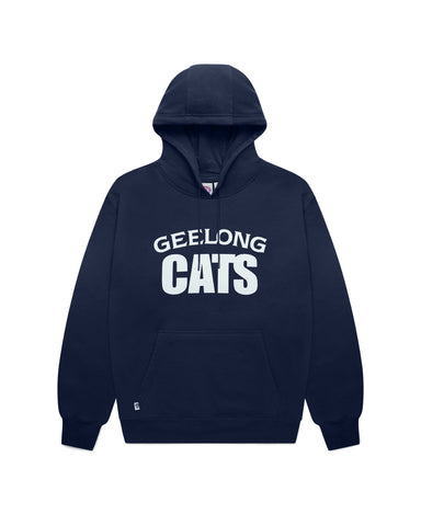 Geelong Cats Mens Adults Team Crest OTH Hoody