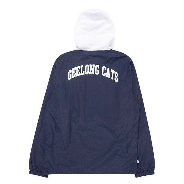 Geelong Cats Mens Adults Team Windbreaker Zip Jacket