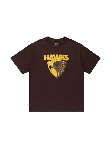 Hawthorn Hawks Mens Adults Core Logo Tee