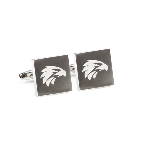 West Coast Eagles Silver Logo Cufflinks