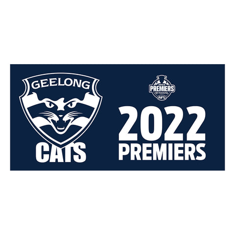 Geelong Cats 2022 Premiers Pole Flag EA 90 x 180cm