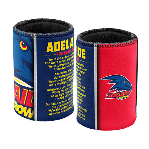 Adelaide Crows Team Song Can Cooler Stubby Holder
