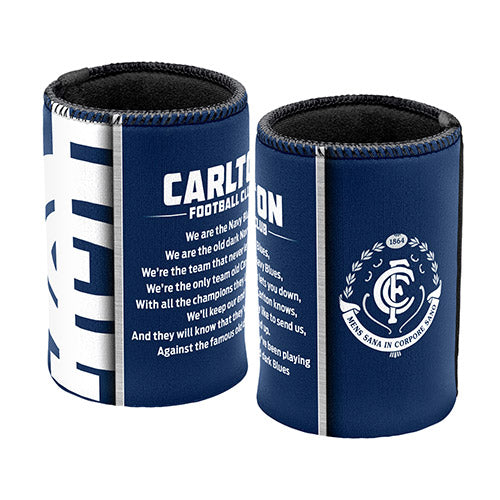 Carlton Blues Team Song Can Cooler Stubby Holder