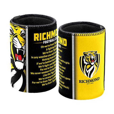 Richmond Tigers Team Song Can Cooler Stubby Holder