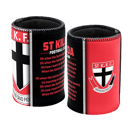 St Kilda Saints Team Song Can Cooler Stubby Holder
