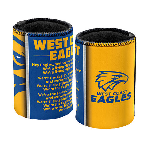 West Coast Eagles  Team Song Can Cooler Stubby Holder