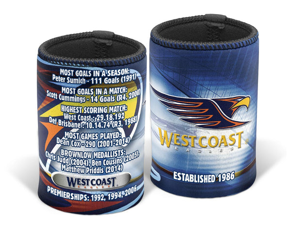 West Coast Eagles Team History Can Cooler Stubby Holder