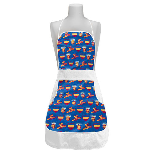 Brisbane Lions Ladies Retro BBQ Apron