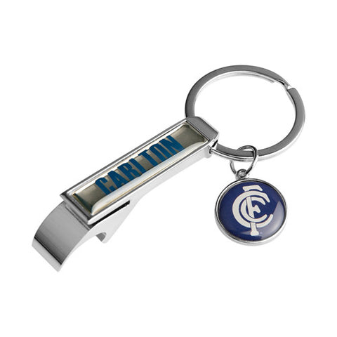 Carlton Blues Bottle Opener Keyring - Spectator Sports Online