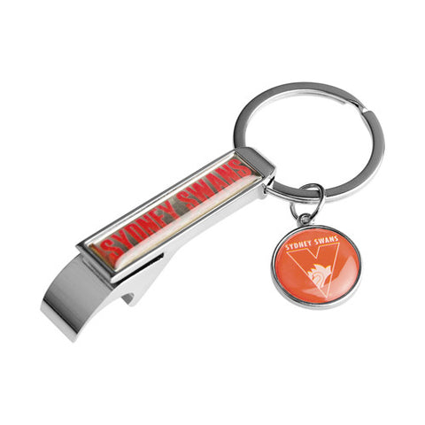 Sydney Swans Bottle Opener Keyring - Spectator Sports Online