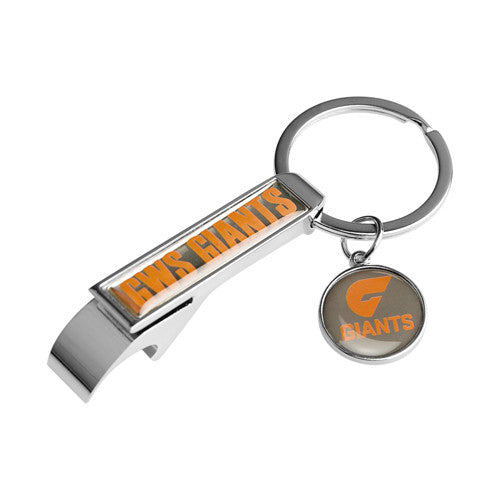 Greater Western Sydney GWS Giants Bottle Opener Keyring - Spectator Sports Online