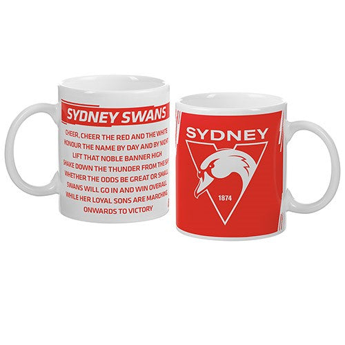 Sydney Swans Logo and Song Mug