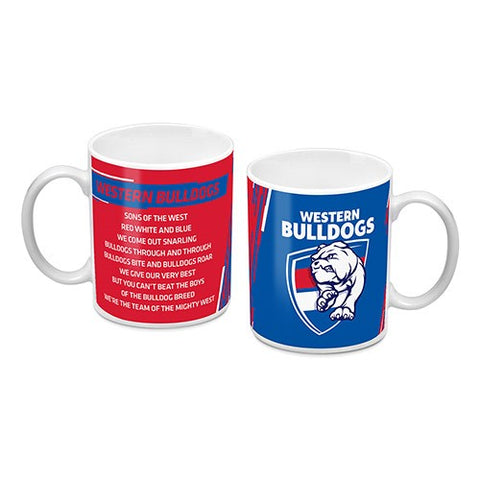 Western Bulldogs Logo and Song Mug