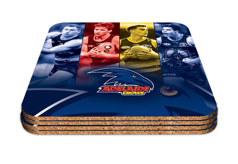 Adelaide Crows Set of 4 Player Coaster