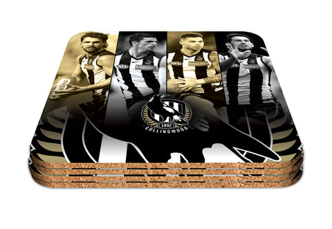 Collingwood Magpies Set of 4 Player Coaster