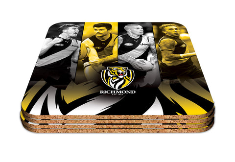 Richmond Tigers Set of 4 Player Coaster