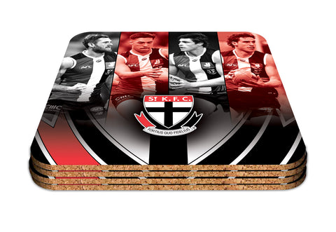 St Kilda Saints Set of 4 Player Coaster