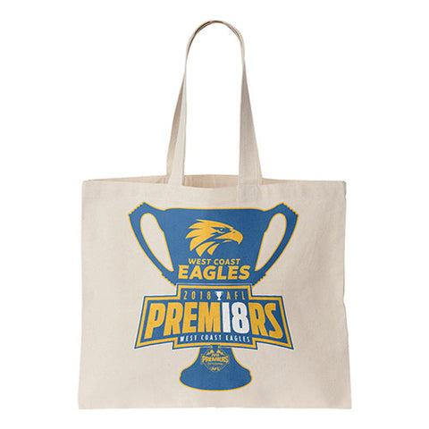 West Coast Eagles 2018 Premiers Canvas Bag