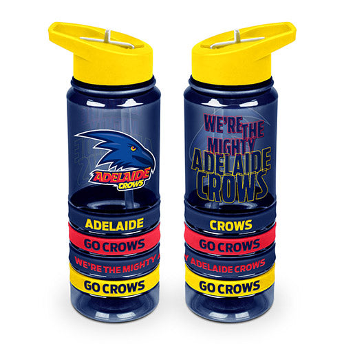 Adelaide Crows Tritan Rubber Bands Bottle